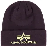 Alpha Industries 3d Mütze Plum One Size