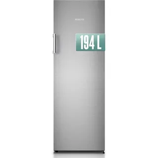 Heinrich ́s Gefrierschrank 194 Liter HGS 3093 SI, 169 cm hoch, 55 cm breit, NoFrost, AirFlow Technologie, Freezer, LED Display 5x Gefrierschublade