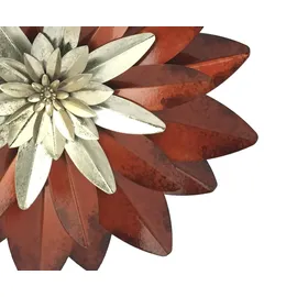 Hofmann Living And More Wanddekoobjekt »Blüte«, rot