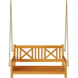 vidaXL Schwingbank 110 x 56 x 58 cm Braun