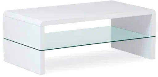 Autronic Couchtisch 110x40 cm MDF glänzend weiß AHG-402 WT