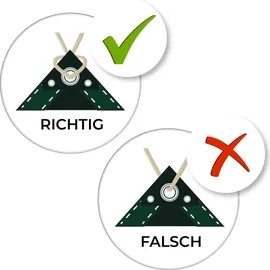 Vendomnia Abdeckplane 5 x 8 m Schwarz