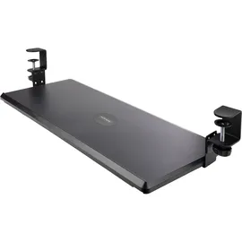 Startech StarTech.com Under-Desk Keyboard Tray, Clamp-on Keyboard Holder, Supports up to 12kg (26.5lb) Sliding Keyboard and Mouse Drawer with C-Clamps