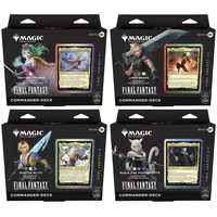 MAGIC: The Gathering Magic The Gathering Final Fantasy Commander Deck Bundle (4 Decks)