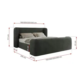 MKS Emora Classic Duo 180 x 200 cm Dunkelgrau