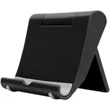 Faltbarer Schreibtisch-Tablet-Ständer, Universal-Ständer für Notebook-Halter für Pro Tablet-Halterung (schwarz)