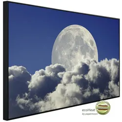 papermoon Infrarotheizung »EcoHeat - Großer Mond und Wolken«, Matt-Effekt - bunt