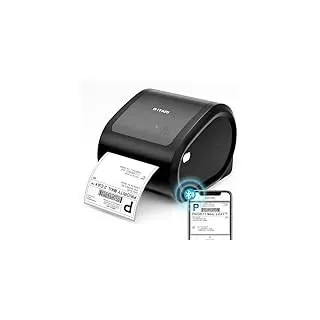 Itari Bluetooth Thermodrucker, 4x6 Labeldrucker, DHL Etikettendrucker, Label Drucker Thermal Printer für Barcode Versandetiketten kompatibel mit DHL Hermes DPD GLS UPS