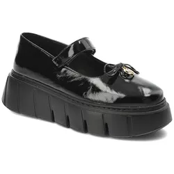 Schwarze Halbschuhe Karino Elegante Damenschuhe, 38