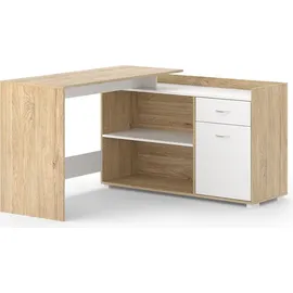 Vicco Noira, Sonoma, 135 x 77 cm mit Schublade, Model 50117 - Braun
