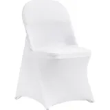 Vevor 30 Stk. Stuhlhussen Weiß, Universell Stuhlbezüge, Stuhlhussen Elastisch, Elastan Stuhl Abdeckung Max. 406 x 508 x 762 mm für Hochzeiten, Feiern, Partys, Hotels, Stuhlschutz Stuhlüberzug Spandex