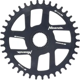 Miranda Kettenblatt 38 Z Gen4 / Bes 3 Chainflow 3D schwarz schwarz