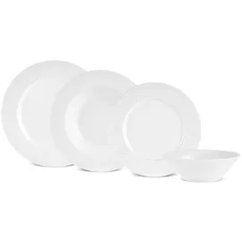 KARACA New Dome Tafelservice 24-tlg. weiß