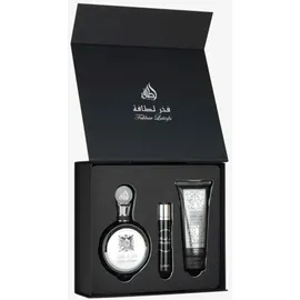 Lattafa Fakhar Eau de Parfum 100 ml + Eau de Parfum 12 ml + Shower Gel 100 ml Geschenkset