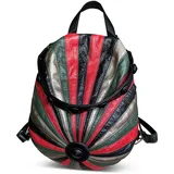 DEEVORCA Rucksäcke für Damen Exquisit Frauen Rucksack Multi Pocket Anti Diebstahl Rucksack Arbeit Rucksack Reise Urlaub Tagesrucksack Schulrucksack Wasserdichtes PU Leder Grün