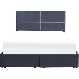 Beliani Vernoyes 160 x 200 cm Schwarz