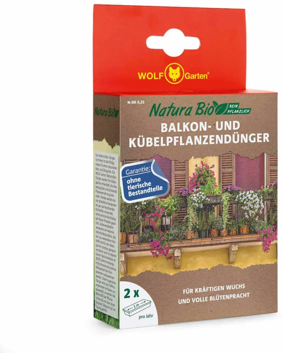 Wolf-Garten Balkon- & Kübelpflanzendünger - Für prächtige Blüten und sattes Blattgrün