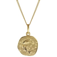 trendor 15022-03 Kinder-Halskette mit Sternzeichen Fische 333/8K Gold, 42 cm