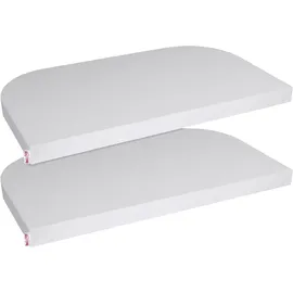 babybay Jersey Spannbetttuch Deluxe passend für Modell Boxspring XXL, zartgrau