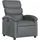 vidaXL Relaxsessel Grau Kunstleder 92 x 99,5 x 0 cm Grau mit Liegeposition