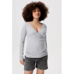 Noppies Stillshirt Noppies Still-Shirt Sara (1-tlg) grau XLNoppies