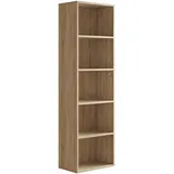Vicco Bücherregal 40 x 24 x 132 cm Braun