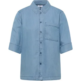Cecil Hemdbluse im Denim-Look Blau M