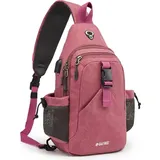 luxuskollektion Canvas Brusttasche Schultertasche für Reise Wandern Laufen