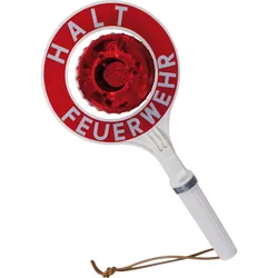Anhaltestab "HALT FEUERWEHR" -  beidseitig
