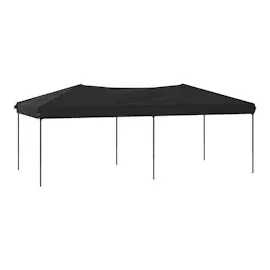 vidaXL Partyzelt Faltbar Schwarz 3x6 m