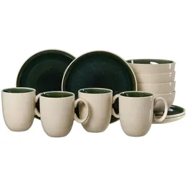 Ritzenhoff & Breker Skog Frühstücks-Set 12-tlg. dunkelgrün