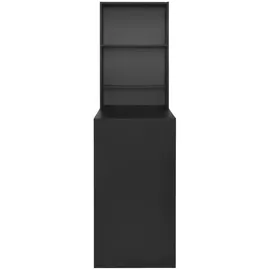 vidaXL Bartisch mit Schrank 115 x 59 x 200 cm Schwarz