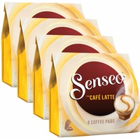 SENSEO KAFFEEPADS Café Latte, Aromatischer Kaffee, Milchkaffee Pad, 4 x 8 PADS