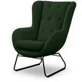 Fun Möbel Sessel Artemis Stoff Kronos 75 x 80 x 90 cm Grün