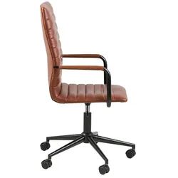 Ebuy24 Winslow Bürostuhl PU Kunstleder braun.