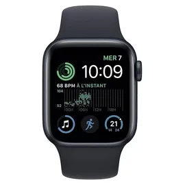 Apple Watch SE 2023 GPS + Cellular 44 mm Aluminiumgehäuse mitternacht, Sportarmband mitternacht M/L
