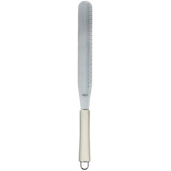 Alpfa 802256 Edelstahl Kuchen Tortenmesser Spachtel Schaber weiß