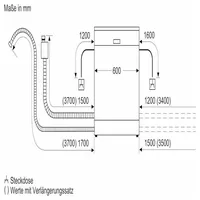 Siemens iQ500 SX65ZX07CE Einbau-Geschirrspüler (vollintegrierbar, 598 mm breit)