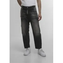 2Y PREMIUM Relaxed Denim Schwarz 38