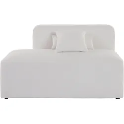 Recamiere ANDAS "Sundstrup", beige (natur), B:140cm H:76,5cm T:93cm, 93% Polyester, 6% Acryl, 1% Baumwolle, Sofas, Modulserie, individuelle Zusammenstellung