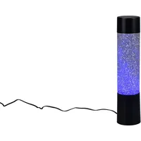 Trio Reality Leuchten Tischleuchte GLITTER mit RGB Farbwechsel schwarz