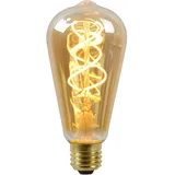 LUCIDE Glühfadenlampe 1x4,9W E27 2200K Amber