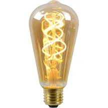 LUCIDE Glühfadenlampe 1x4,9W E27 2200K Amber
