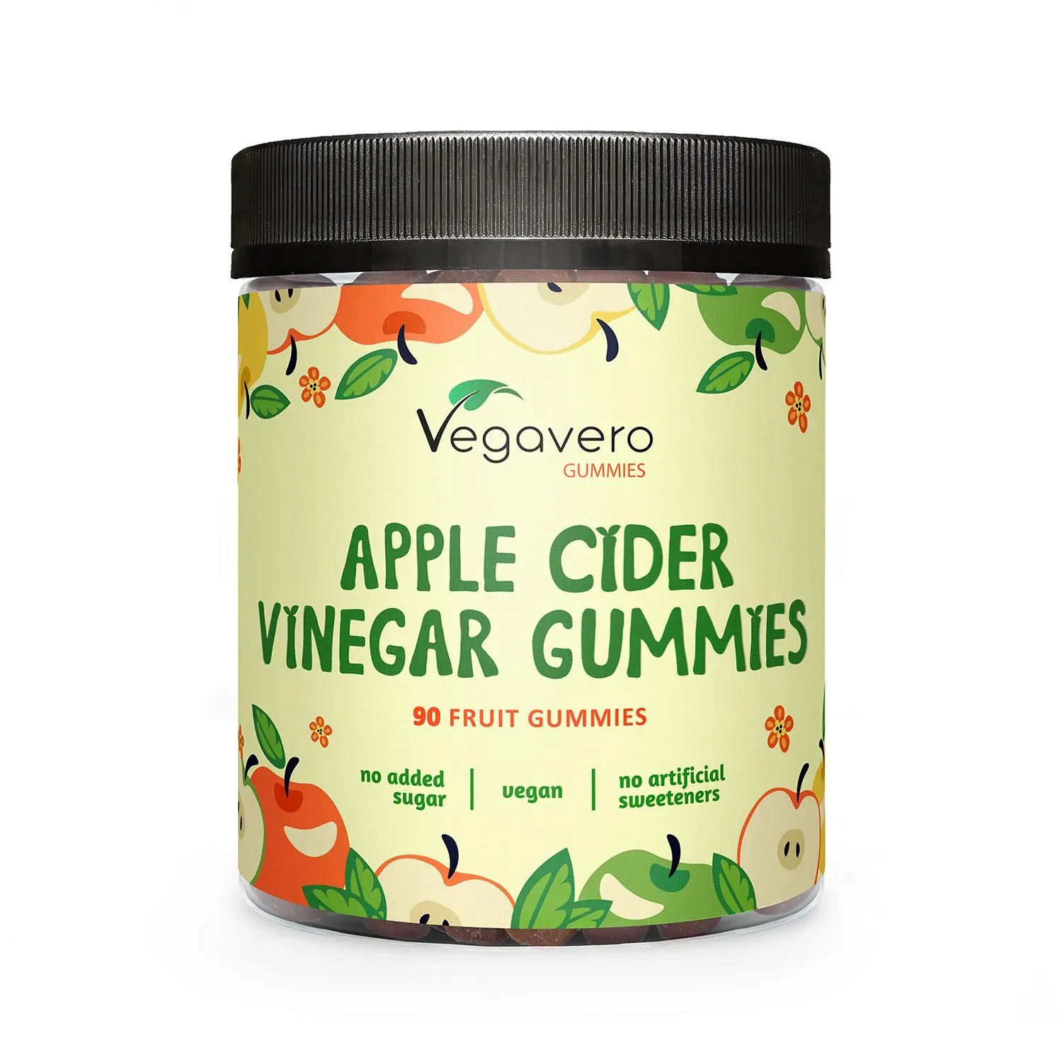 Vegavero Apple Cider Vinegar Gummies Gummibärchen 225 GR