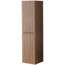 Badschrank Zug in Holzoptik-dunkel