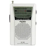 Szaerfa Kleines tragbares Radio Mini-Pocket-Radio mit Antenne für gehende Notältere mit batteriebetriebenem Betrieb