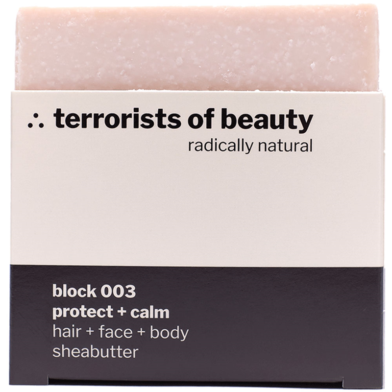 terrorists of beauty block 003 protect + calm Seife 100 g