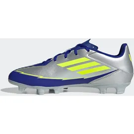adidas F50 Club FG/MG Herren silver met./solar yellow/lucid blue 48