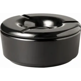 APS Windaschenbecher "CASUAL", Ø 11,5 cm, Höhe 5 cm, Melamin, schwarz