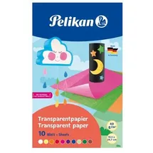 Pelikan Transparentpapier Mappe mit 10 Blatt in 10 Farben